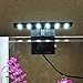 Foto Garosa Luz LED para Acuario, luz con Clip para pecera, Bajo Consumo de energía luz LED Delgada para pecera, Grosor máximo del Vidrio de instalación: 5 mm