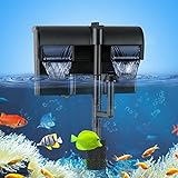 Aquarium Power Filter 20-45 Gallon w/ Surface Skimmer Whisper Multi-Stage 158GPH Hang on Back Fish Tank Filter Adjustable for Saltwater & freshwater Large Tank Water Filter System (HBL701-Filter) Photo, best price $31.39 new 2024