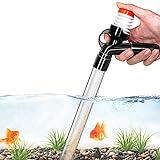 Aquarium Gravel Cleaner Fish Tank Kit Long Nozzle Water Changer for Water Changing and Filter Gravel Cleaning with Air-Pressing Button and Adjustable Water Flow Controller- BPA Free Photo, best price $16.99 new 2024