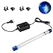 foto LEDGLE 11W Sterilizzatore per acquario UV, lampada UV Luce sommergibile per distruzione di alghe per acquari, piscine, acquario