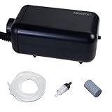 AQUANEAT Aquarium Air Pump, for up to 10 Gallon Fish Tank, 40 GPH Hydroponic Oxygen Aerator, with Airline Tubing, Air Stone, Air Bubbler, Check Valve Photo, best price $7.88 new 2023