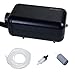 Photo AQUANEAT Aquarium Air Pump, for up to 10 Gallon Fish Tank, 40 GPH Hydroponic Oxygen Aerator, with Airline Tubing, Air Stone, Air Bubbler, Check Valve