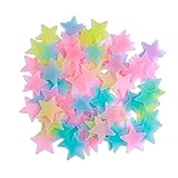 AM AMAONM 100 Pcs Colorful Glow in The Dark Luminous Stars Fluorescent Noctilucent Plastic Wall Stickers Murals Decals for Home Art Decor Ceiling Wall Decorate Kids Babys Bedroom Room Decorations Photo, best price $8.99 ($0.09 / Count) new 2024