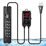 Woliver Aquarium Heater,200W 300W 500W 800W Fish Tank Heater - Fast Heating Submersible Aquarium Heater with Extra LED Temperature Controller Suitable for 26-211 Gallon Marine Saltwater and Freshwater Photo, best price $45.99 new 2024