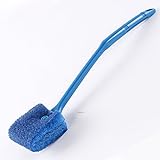 SLSON Aquarium Algae Scraper Double Sided Sponge Brush Cleaner Long Handle Fish Tank Scrubber for Glass Aquariums and Home Kitchen,15.4 inches Photo, best price $6.99 new 2023