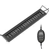 NICREW AquaLux 24/7 LED Aquarium Light, Freshwater Fish Tank Light for Planted Aquariums, 24 Hours Lighting Cycle and Automatic Timer Function, 18-24 Inches, 14 Watts Photo, best price $33.99 new 2024