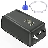 Uniclife Aquarium Air Pump Battery-Operated with Air Stone and Airline Tubing Portable Outdoor Fishing Oxygen Pump Photo, best price $9.99 new 2024