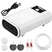 Photo APEXCORE Aquarium Air Pump, Fish Tank Oxygen Pump Intelligent Control and Noise Reduction Dual Outlet Air Pump with Accessories StonesTubes,Check Valves for Max 100 Gallon Tank,White