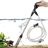 hygger Small Gravel Vacuum for Aquarium, Manual 80GPH Aquarium Gravel Cleaner Low Water Level Water Changer Fish Tank Cleaner with Pinch or Grip Run in Seconds Suction Ball Adjustable Length Photo, best price $17.99 new 2024