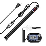 VIVOSUN Submersible Aquarium Heater with Thermometer Combination,50W Titanium Fish Tank Heaters with Intelligent LED Temperature Display and External Temperature Controller Photo, best price $25.99 new 2024