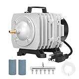 VIVOHOME 32W 950 GPH 60L/min 6 Outlets Commercial Air Pump with 2 PCS 4 x 2 Inch Airstones and 25-ft Air Tubing Combo, 3 Sets Photo, best price $54.99 new 2024
