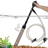 hygger Manual 256GPH Gravel Vacuum for Aquarium, Run in Seconds Aquarium Gravel Cleaner Low Water Level Water Changer Fish Tank Cleaner with Pinch or Grip Suction Ball Adjustable Length Photo, best price $29.99 new 2023