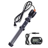Orlushy Submersible Aquarium Heater,150W Adjustable Fish Tahk Heater with 2 Suction Cups Free Thermometer Suitable for Marine Saltwater and Freshwater Photo, best price $19.99 new 2023