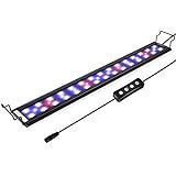 Hygger 9W Full Spectrum Aquarium Light with Aluminum Alloy Shell Extendable Brackets, White Blue Red LEDs, External Controller, for Freshwater Fish Tank (12-18 inch) Photo, best price $18.99 new 2024