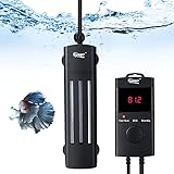 hygger Variable Frequency Aquarium Heater, 200W Quartz Fish Tank Heater with LED Digital Display Thermostat Controller for 20-40 Gallon Freshwater Saltwater Tank Photo, best price $31.99 new 2024