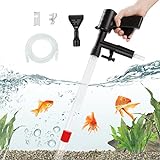 Luxbird Aquarium Gravel Cleaner New Quick Water Changer with Air-Pressure Button Fish Tank Sand Cleaner Kit Long Nozzle Water Hose Controller Clamp for Aquarium Cleaning Gravel and Sand Photo, best price $18.99 new 2024