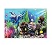 Foto Hintergrund für Aquarium, Dekoration, Poster, Aufkleber, PVC, selbstklebend, Unterwasserwelt, 122 x 50 cm