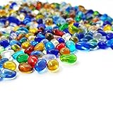 Keedolla Colorful Clear Sea Glass Pebbles Aquarium Gravel Fish Tank Rocks Small, Irregular Glass Gems Stones Beads Marble Pebbles Rock Sand for Garden|Vase Filler|Fish Turtle Tank Decorations Photo, best price $9.38 ($9.38 / Count) new 2024