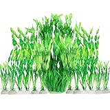 MyLifeUNIT Artificial Aquarium Plants, 13 Pack Plastic Seaweed Water Plants for Fish Tanks (Green) Photo, best price $14.99 new 2024