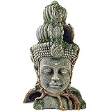 RONYOUNG Buddha Head Statue Aquarium Decorations Resin Fish Hideout Betta Cave for Large Fish Tank Ornaments Betta Sleep Rest Hide Play Breed, Grey Photo, best price $21.99 new 2024