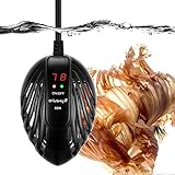 Orlushy 50W Mini Submersible Aquarium Heater with External Temp Controller and Built-in Thermometer for Small Fish Tank Photo, best price $17.99 new 2024