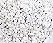 Foto Ruiuzioong Kieselsteine 2 Pfund polierter Kies, natürliche polierte gemischte Farbsteine, kleine dekorative Flussgesteinsteine (White-1.5KG)