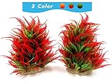 BEGONDIS 2 Pcs Fish Tank Artificial Red Water Plants, Aquarium Decorations Made of Soft Plastic, Safe for All Fish & Pets Photo, best price $12.99 new 2024