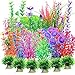 Foto 30 Stück Aquarium-Pflanzen, künstliche Wasserpflanzen, Aquarien plastikpflanzen, gefälschte Wasserpflanzen Aquarium Dekoration, Mischfarbe Kunstpflanzen Aquariumdekor