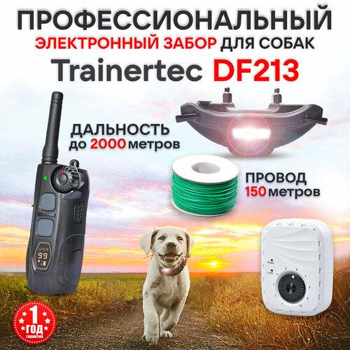 Электронный забор ошейник для собак Trainertec DF213 фотография