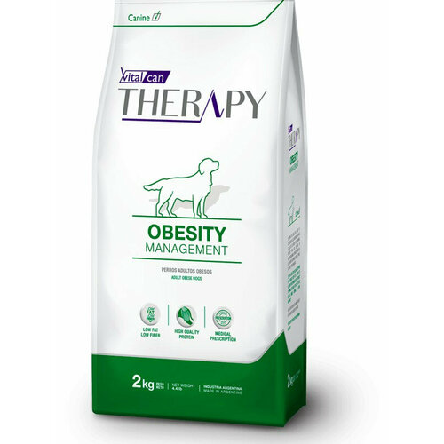 Vitalcan Therapy Canine Obesity Management сухой корм для взрослых собак, для снижения веса, с курицей - 2 кг фотография