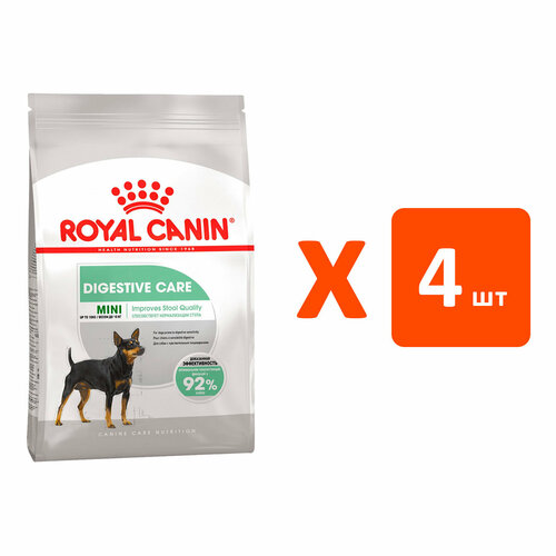 ROYAL CANIN MINI DIGESTIVE CARE для взрослых собак маленьких пород для поддержания здоровья пищеварительной системы (3 кг х 4 шт) фотография