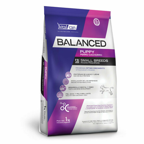 Vitalcan Balanced Dog Puppy сухой корм для щенков мелких пород с курицей - 1 кг фотография