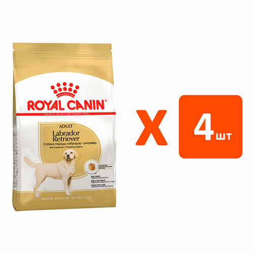 ROYAL CANIN LABRADOR RETRIEVER ADULT для взрослых собак лабрадор ретривер (3 кг х 4 шт) фотография