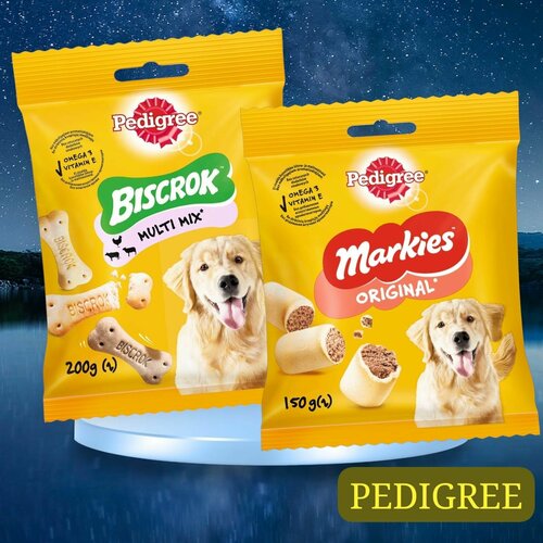 фотография Лакомство для собак, Pedigree Markies150гр и Biscrok200гр, купить онлайн 1000 рубл