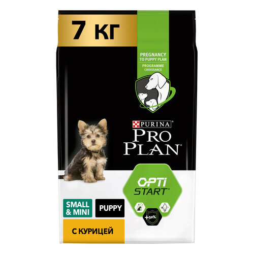 Сухой корм PRO PLAN® для щенков мелких и карликовых пород, с высоким содержанием курицы 7 кг фотография