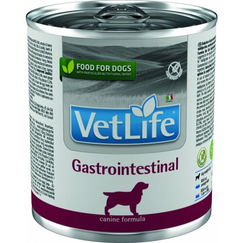 Vet Life Dog Gastrointestinal с курицей диетический влажный корм для собак при заболеваниях ЖКТ 0,3кг фотография