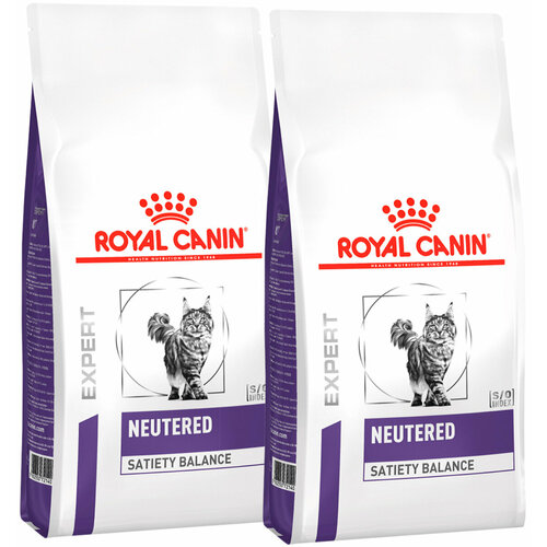 ROYAL CANIN NEUTERED SATIETY BALANCE для кастрированных и стерилизованных котов и кошек контроль веса (0,3 + 0,3 кг) фотография