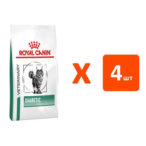 ROYAL CANIN DIABETIC для взрослых кошек при сахарном диабете 0,4 кг х 4 шт фотография