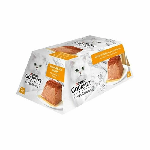 ProPlan Gourmet Revelations Консервированный корм с курицей для кошек 2х57гр фотография