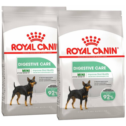 Сухой корм ROYAL CANIN MINI DIGESTIVE CARE для взрослых собак маленьких пород для поддержания здоровья пищеварительной системы (3 + 3 кг) фотография