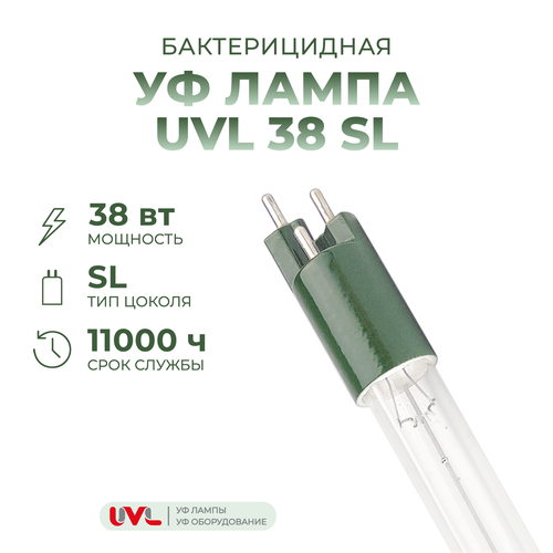 Бактерицидная УФ лампа 38 Вт для замены S810RL в установках VIQUA (Sterilight)(UVL-38 SL) фотография