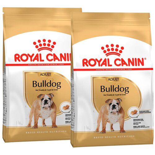 ROYAL CANIN BULLDOG ADULT для взрослых собак английский бульдог (12 + 12 кг) фотография