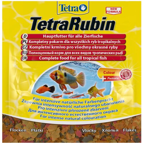 Сухой корм  для  рыб, ракообразных Tetra TetraRubin Flakes, 100 мл, 12 г фотография