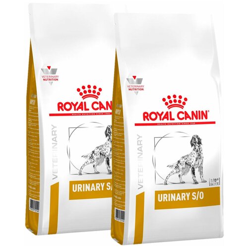 ROYAL CANIN URINARY S/O LP18 для взрослых собак при мочекаменной болезни струвиты, оксалаты (2 + 2 кг) фотография