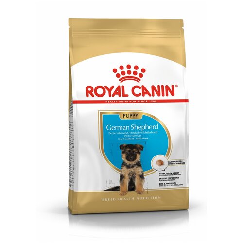 Сухой корм для щенков Royal Canin Немецкая овчарка до 15 месяцев, для поддержания иммунитета 1 уп. х 2 шт. х 3000 г (для мелких пород) фотография