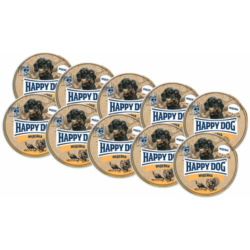 корм для собак Happy Dog NaturLine, при чувствительном пищеварении, индейка 1 уп. х 10 шт. х 125 г фотография