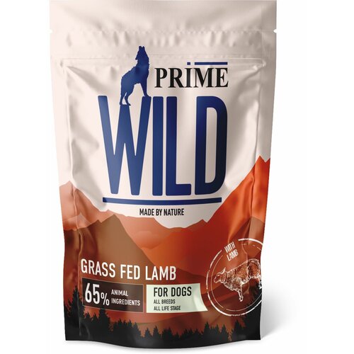 Сухой корм PRIME WILD GF GRASS FED для щенков и собак всех пород, с ягненком 500гр фотография