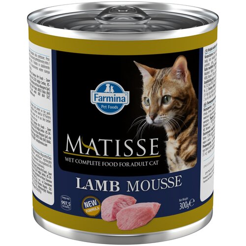 MATISSE MOUSSE LAMB для взрослых кошек мусс с ягненком (300 гр х 6 шт) фотография