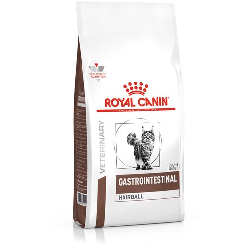 ROYAL CANIN VD GASTRO INTESTINAL HAIRBALL CONTROL сухой корм для кошек при нарушении пищеварения и профилактики волосяных комочков 400 г х 3шт фотография