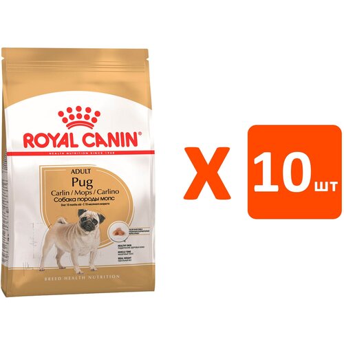 ROYAL CANIN PUG ADULT для взрослых собак мопс (0,5 кг х 10 шт) фотография